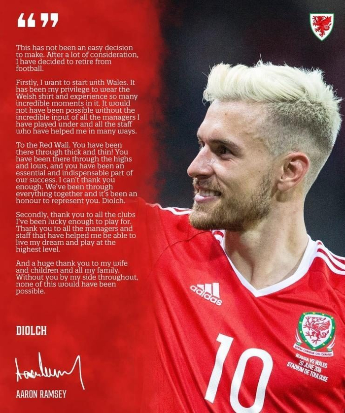 世界杯官方直播软件下载-死神归隐！拉姆塞宣布正式退役，一段满是温情与悲情的传奇落幕|威尔士|足总杯|阿森纳|绝杀|美洲狮足球俱乐部_新浪体育_新浪新闻